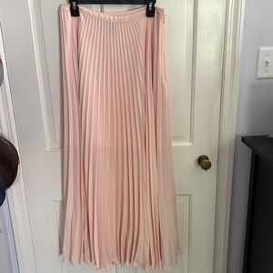 WHBM pleated maxi